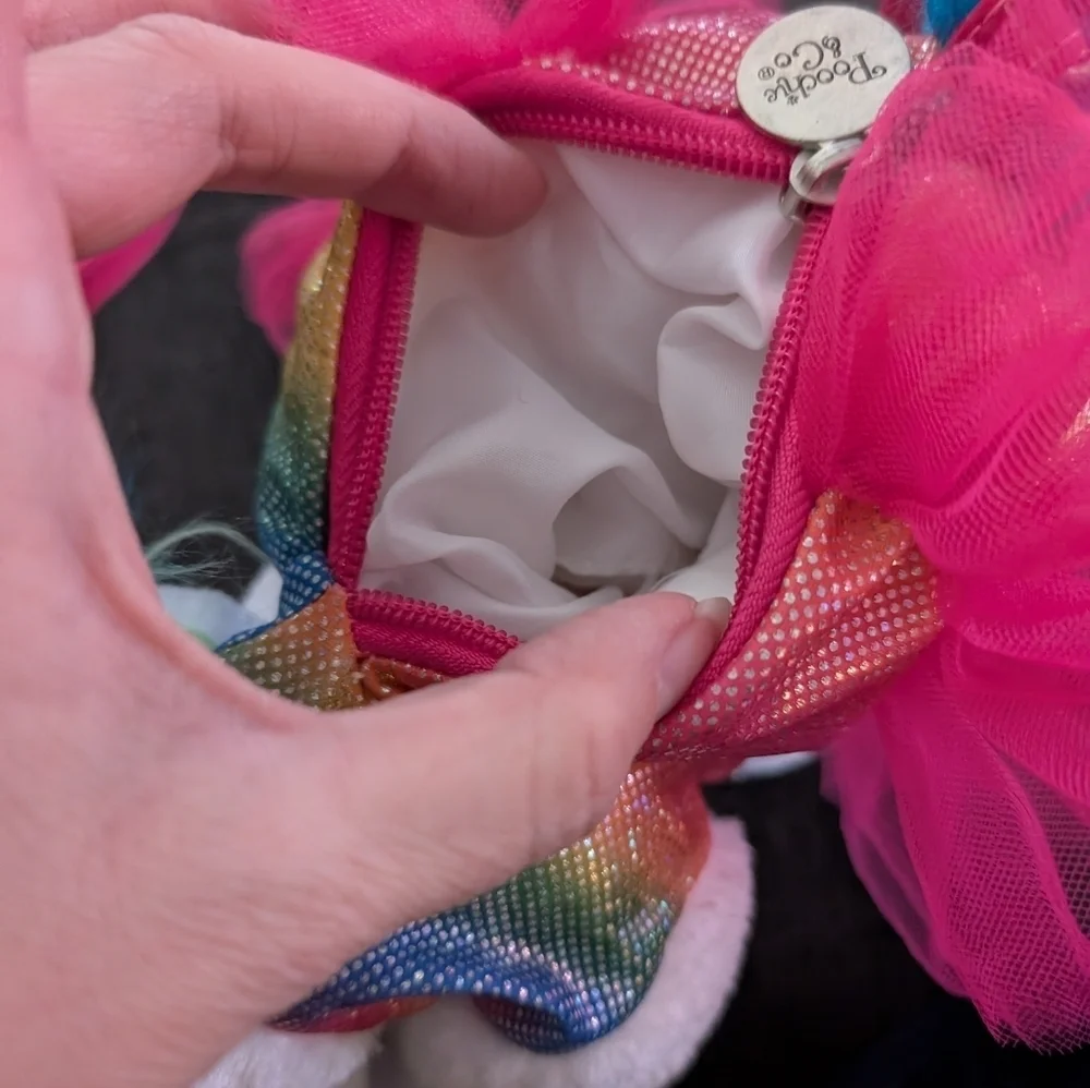 Rainbow unicorn purse